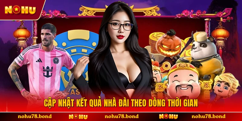 Cập nhật kết quả nhà đài theo dòng thời gian 